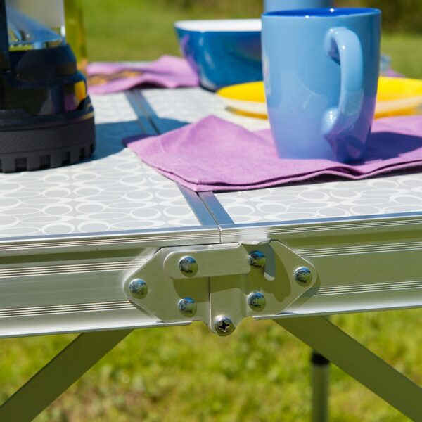 Camping Sitzgruppe Pack-Away™ - 1 Tisch, 2 Bänke, Sitzpolster