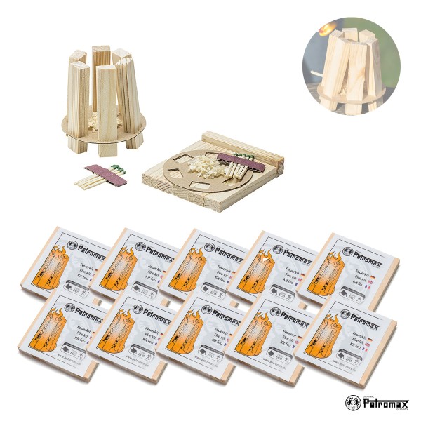 Petromax 10er Set Feuerkit kit – Praktische Anzündhilfen