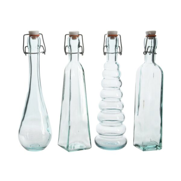 Glasflasche mit Bügelverschluss - Vorratsflasche - Recyclingglas - ...