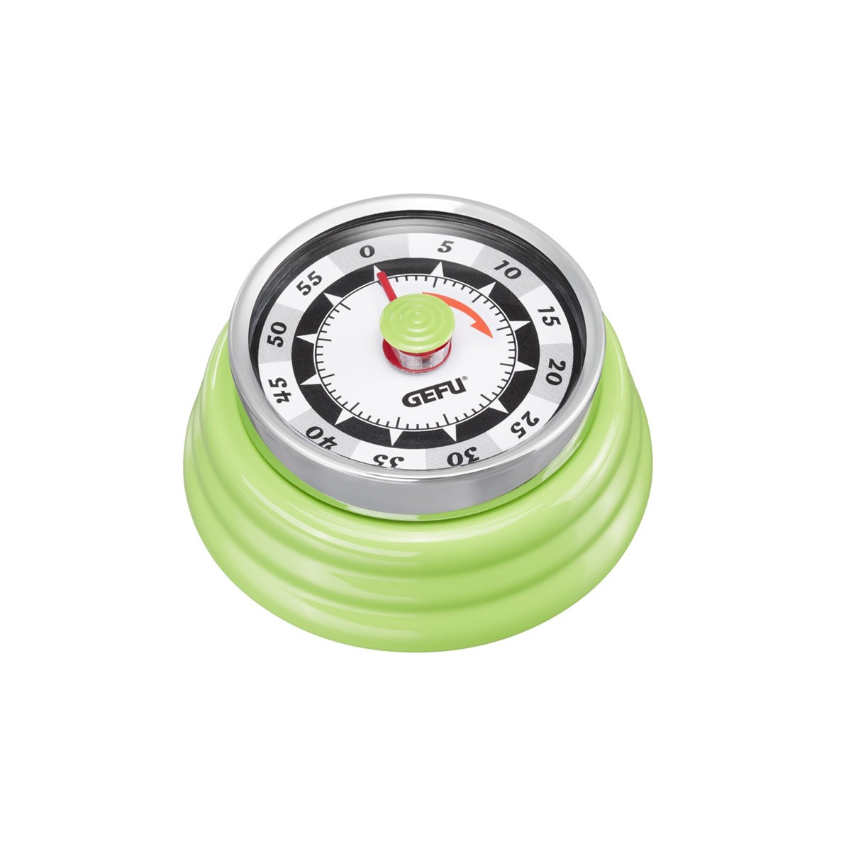Küchentimer Kurzzeitmesser RETRO grün – mechanisch – magnetisch