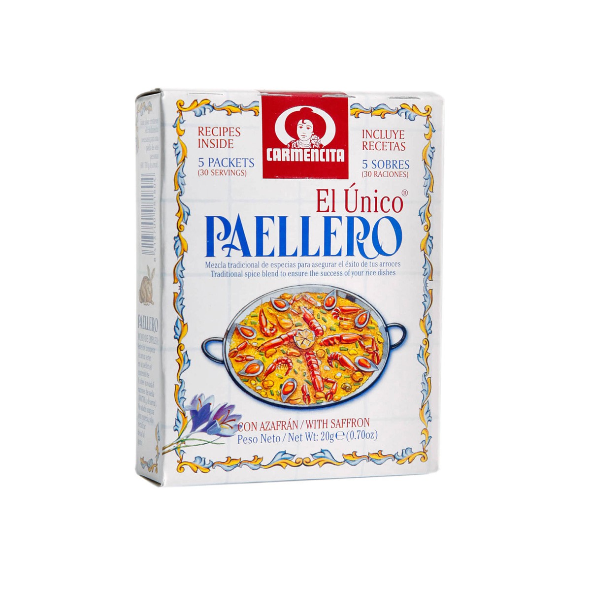 CARMENITA – Original spanische Paella Gewürzmischung – für 30 Porti…