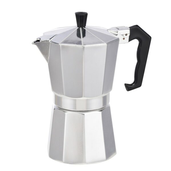 Espressokocher für 6 Tassen - 300ml - Aluminium - 16,7 x 10,2 x 20,5cm