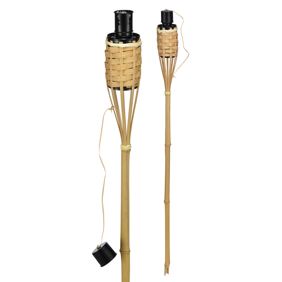 Gartenfackel Bambus – 60cm – Fackel aus Naturmaterialien