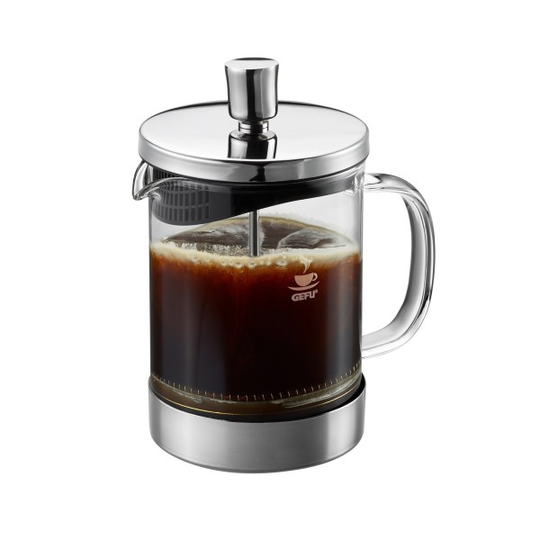 Kaffeebereiter DIEGO – French Press System – 600ml – Glas/Edelstahl