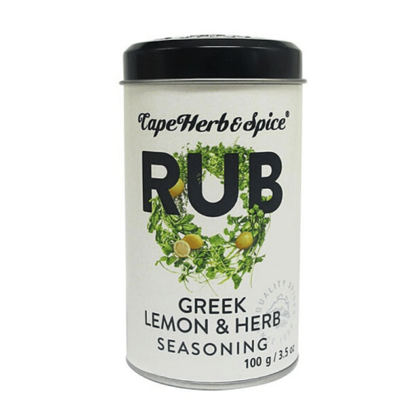 Cape Herb & Spice Rub Greek Lemon & Herb – 100g Gewürzsalz mit Oreg…
