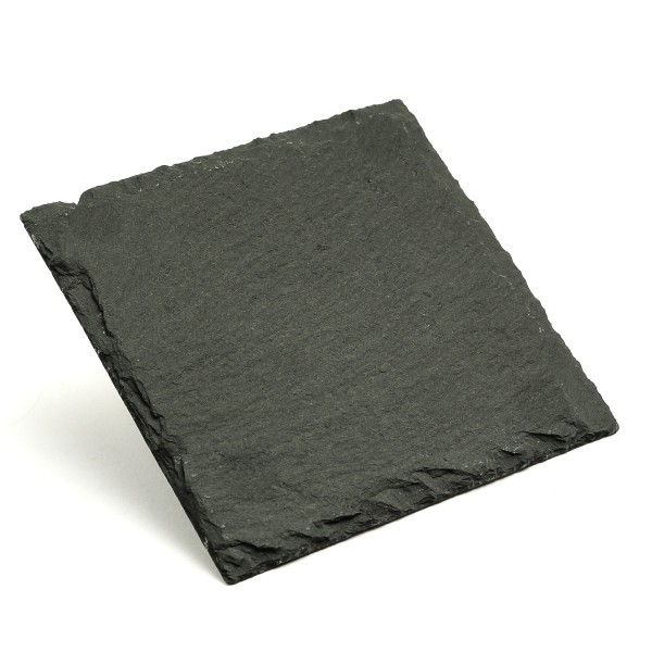 Servierplatte SCHIEFER – Schieferplatte – quadratisch – L: 25cm – B…