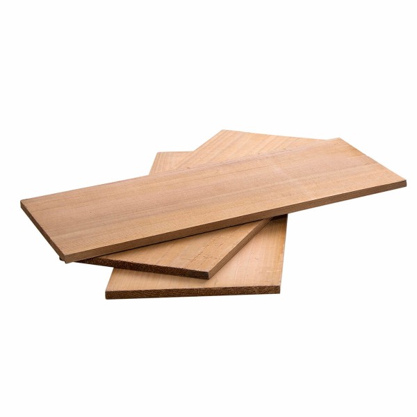 Zedernholz Planken 3 Stück – 30x13x1cm – Für herrliches Raucharoma …