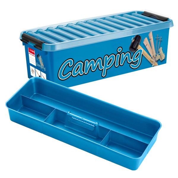 Camping Box 9,5 Liter – mit Einsatz und Deckel