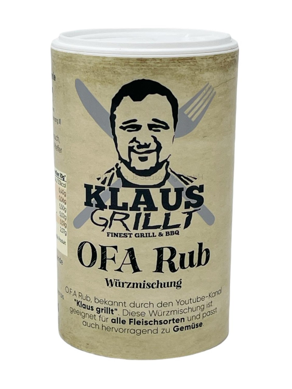 Klaus Grillt OFA Rub 120 g Streuer  O.F.A – One for all