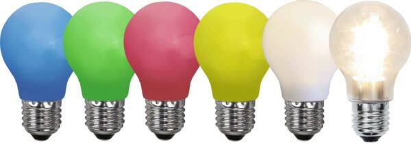 Decoline - LED Leuchtmittel - E27 - 0,7W LED - Gelb