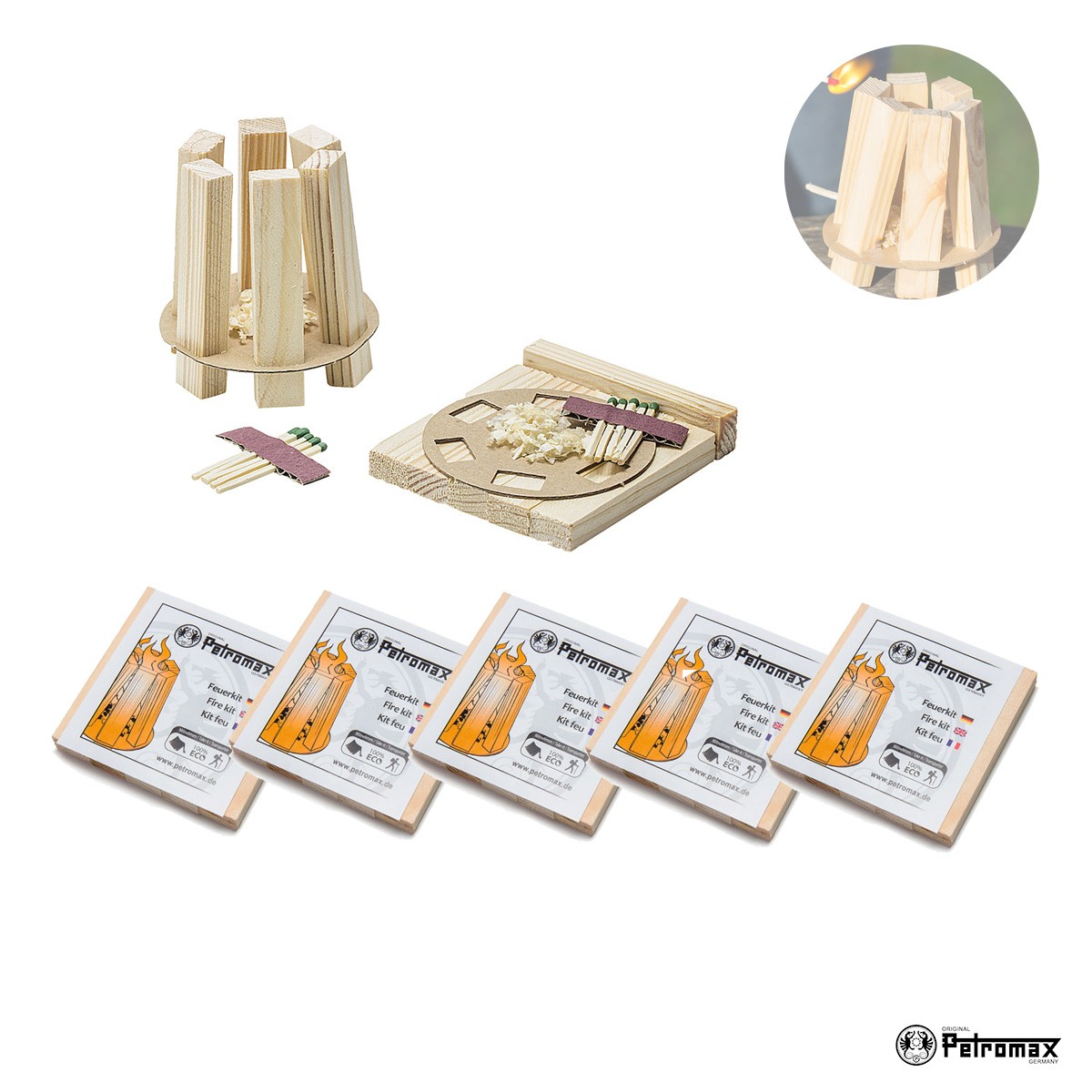 Petromax 5er Set Feuerkit kit – Praktische Anzündhilfen