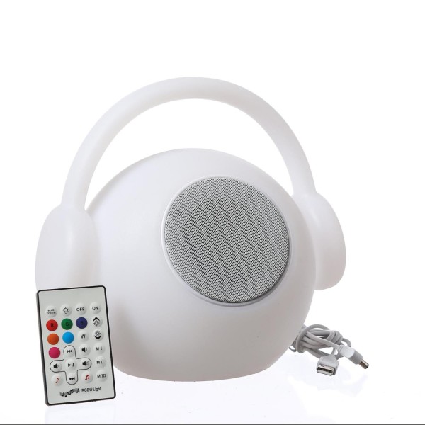 LED Tischleuchte mit Lautsprecher EVE – 15 farbwechselnde LED – H: …