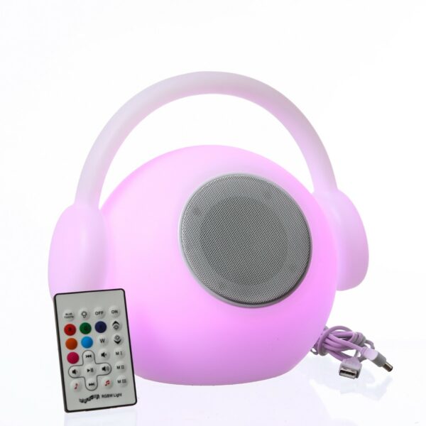 LED Tischleuchte mit Lautsprecher EVE - 15 farbwechselnde LED - H: ...