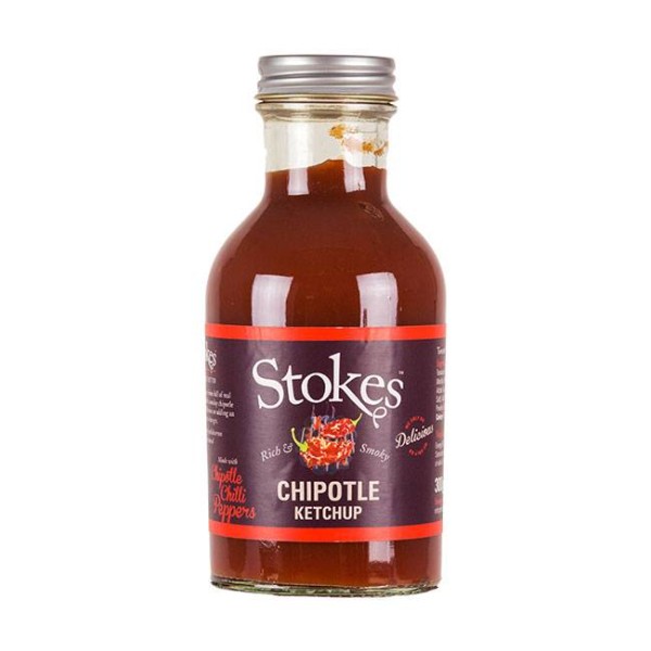 STOKES Chipotle Ketchup 245ml – Mit geräucherten Chllischoten – fru…