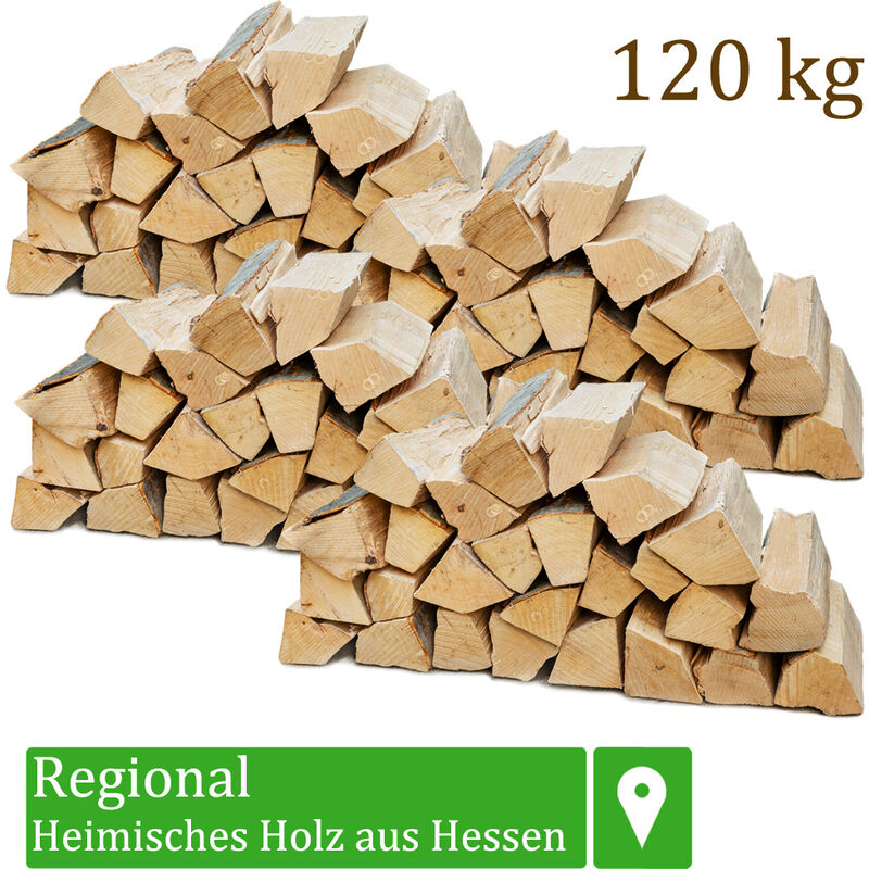 Brennholz Kaminholz Holz Auswahl 5 - 500 kg Für Ofen und Kamin Kaminofen Feuerschale Grill Buche Feuerholz Buchenholz Holzscheite Wood 25 cm Flameup