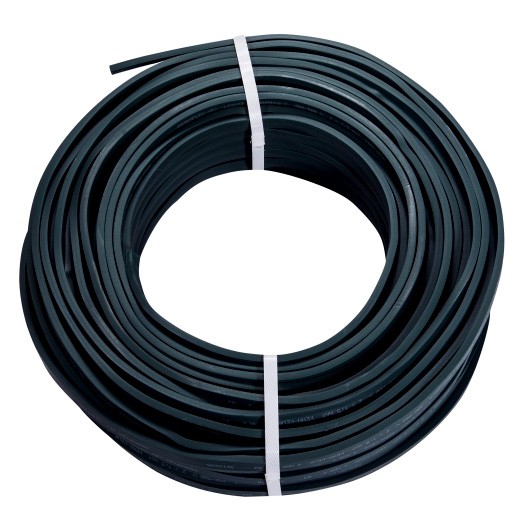 Kabelring ILLU-KABEL flach, schwarz – 100m – H05RNH2-F2x1,5 Flachka…