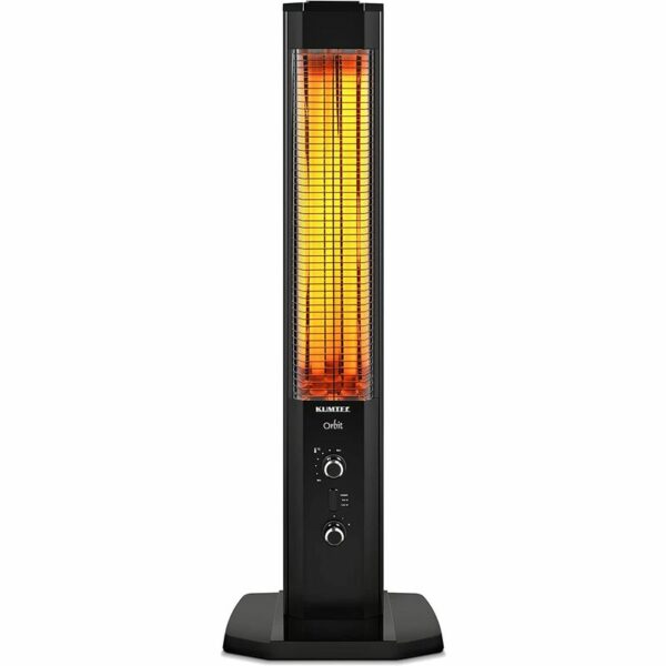 Kumtel - Stand-Infrarotheizung mit Thermostat für den Innen- und Außenbereich, Infrarot-Heizstrahler Standgerät mit tragbarem, elegantem Design, 2