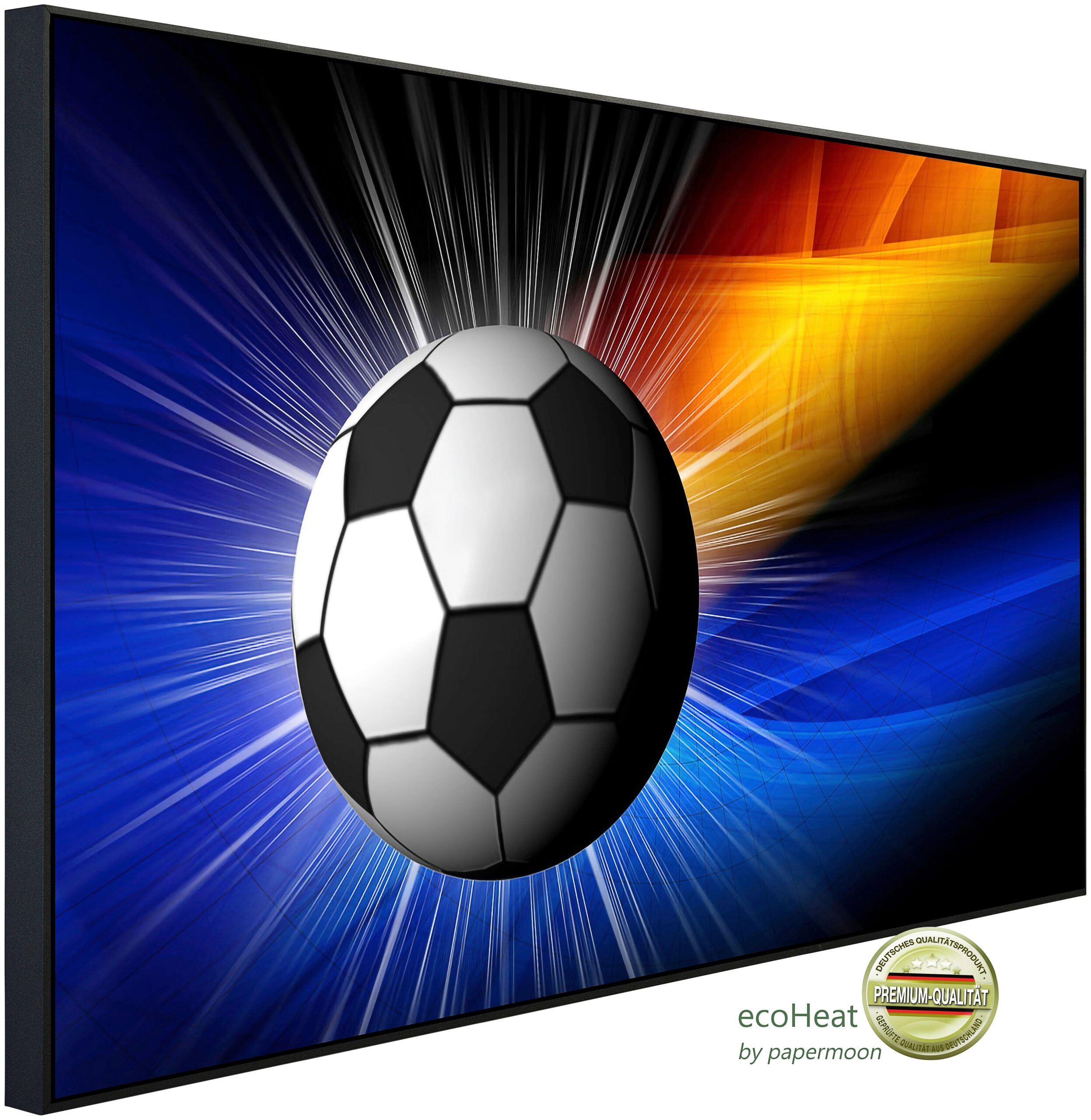 Papermoon Infrarotheizung "Fußball", sehr angenehme Strahlungswärme
