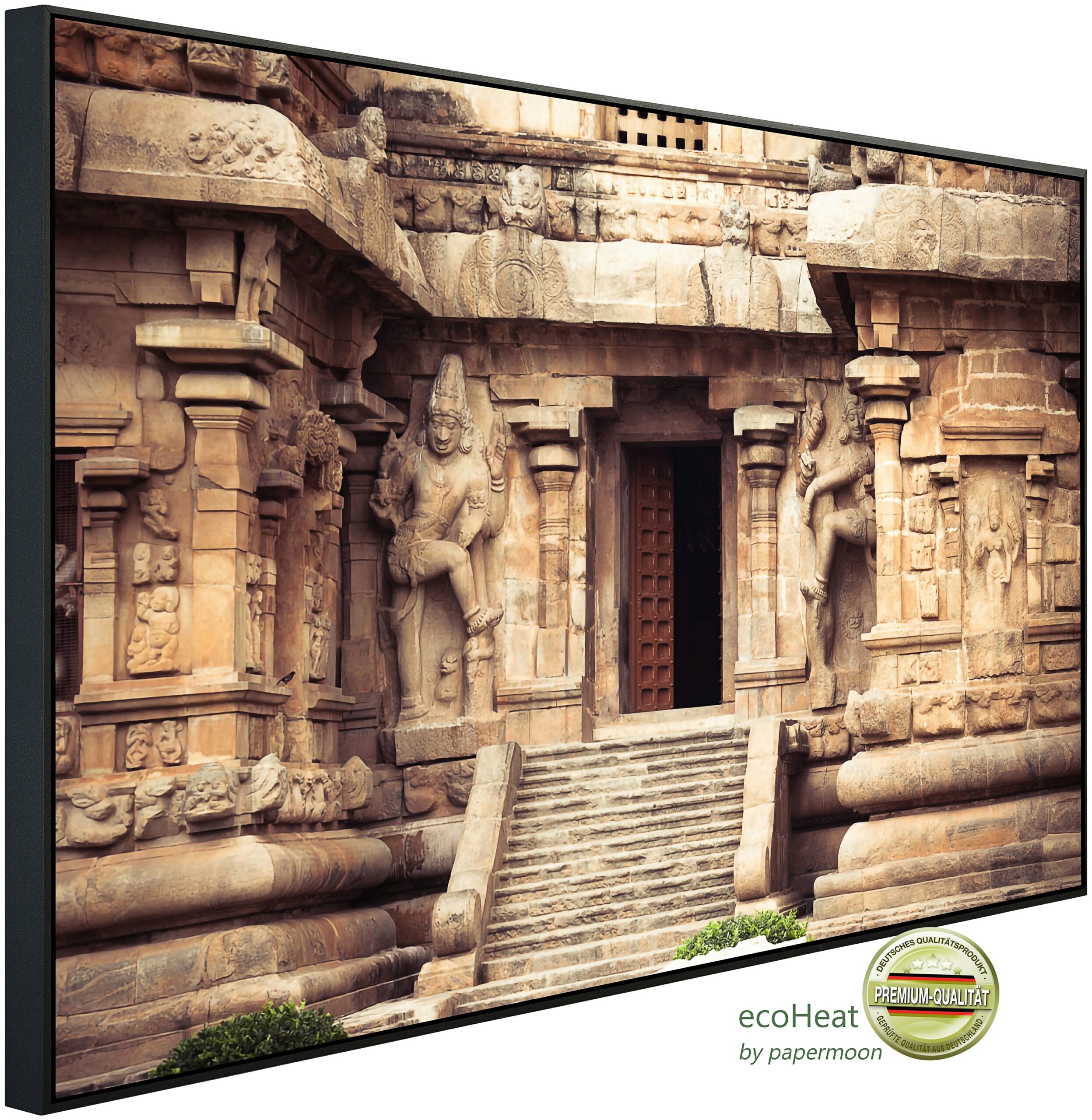 Papermoon Infrarotheizung "Gangaikonda Cholapuram Tempel", sehr angenehme Strahlungswärme