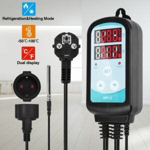 Wolketon Temperaturregler Infrarotheizungen Thermostat 230V 3000W Frostschutzthermostat Digitaler - Schwarz