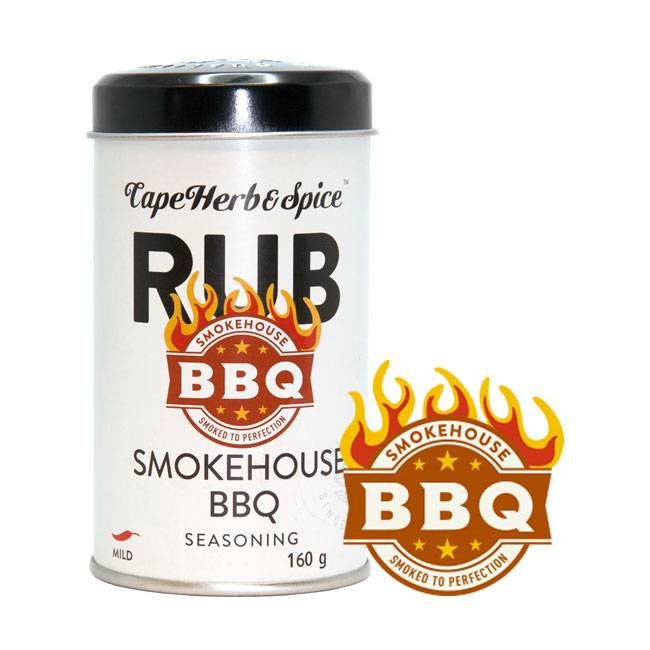Cape Herb & Spice  Rub Smokehouse BBQ 160g aromatische würzige Räuc…