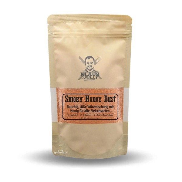 Klaus Grillt Smoky Honey Dust – 250g Beutel – Trockenrub