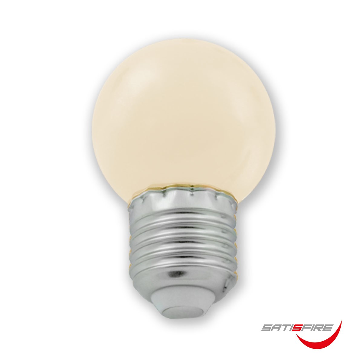 LED Leuchtmittel G45 – warmweiß 2700K – E27 – 1W | SATISFIRE