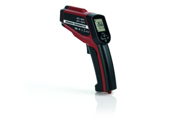 Infrarot Laser-Thermometer: -50 bis +550°C - schlagfestes ABS Gehäu...