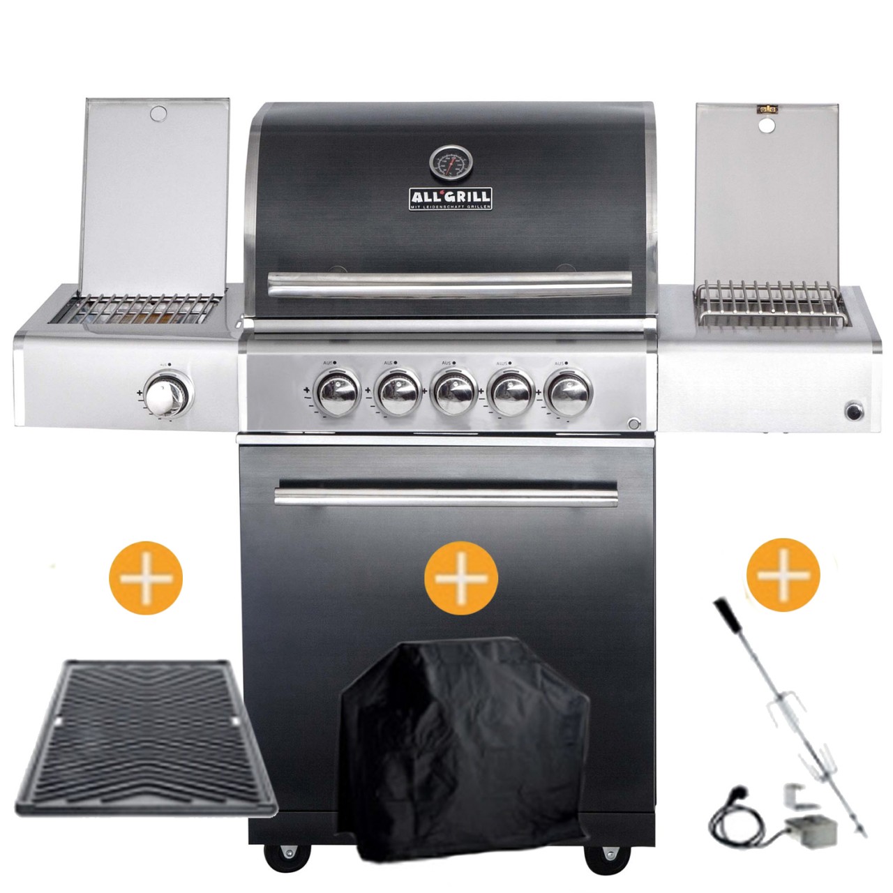 CHEF Paket M3 Backburner Seitenkocher Steakzone AIR System GRATIS: …