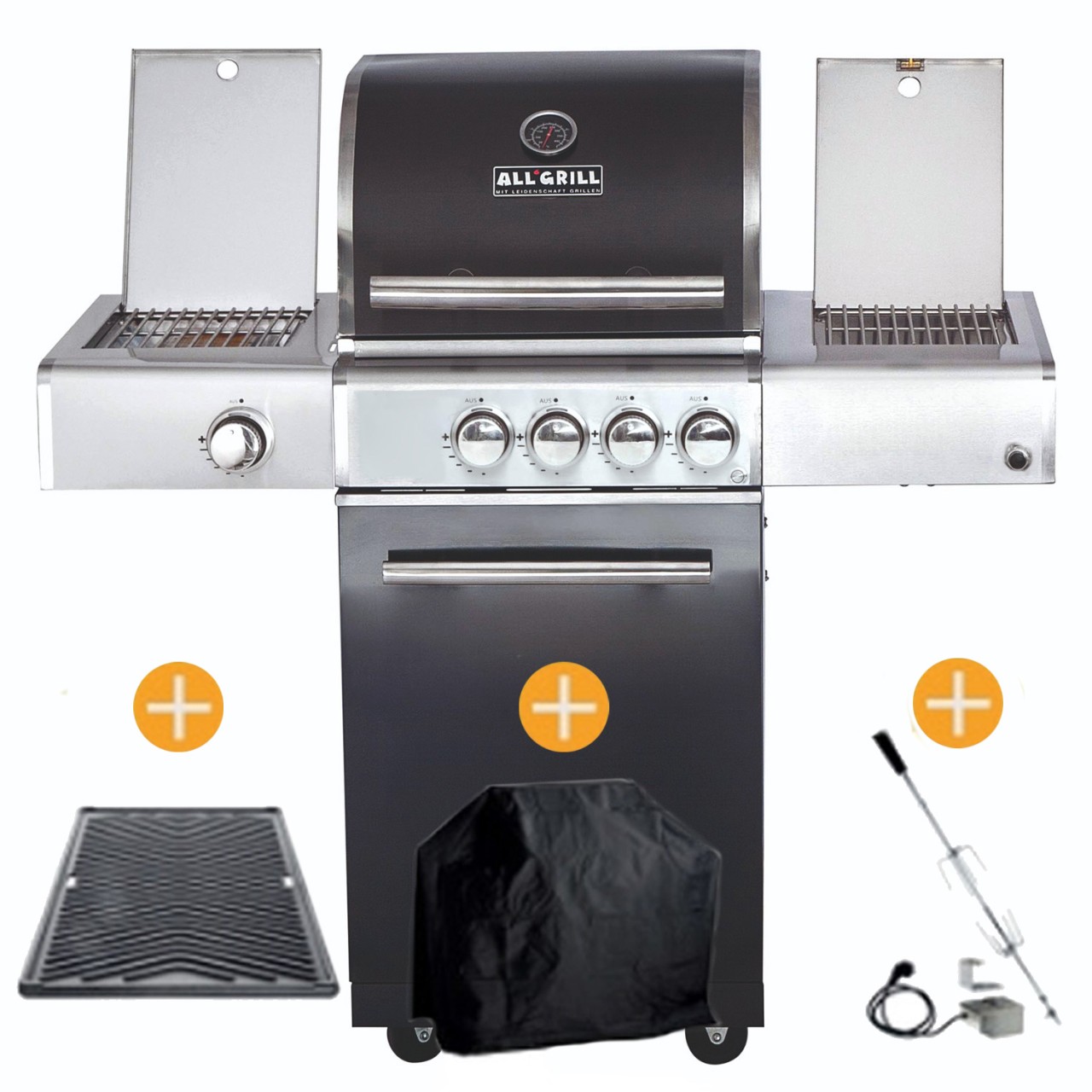 CHEF Paket S3 Backburner Seitenkocher Steakzone AIR System GRATIS: …