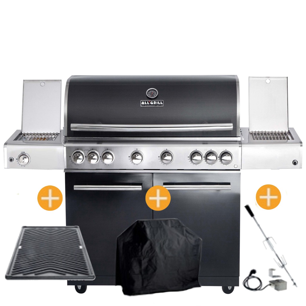 CHEF Paket XL3 Backburner Seitenkocher Steakzone AIR System GRATIS:…