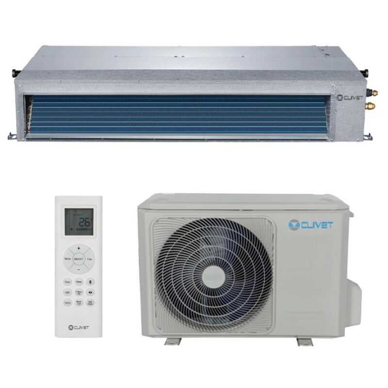 Kanalisierte Klimagerät Inverter 5,3 kW 18000BTU R32 a++ ID2-XY53M - Clivet
