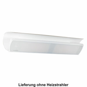 Moonich Heatscope - Heatscope Wetterschutzblech für Heizstrahler Vision und Spot Aluminium schwarz/weiß weiß/Größe 3 (Vision 1600W/Spot 2200W/2800W)