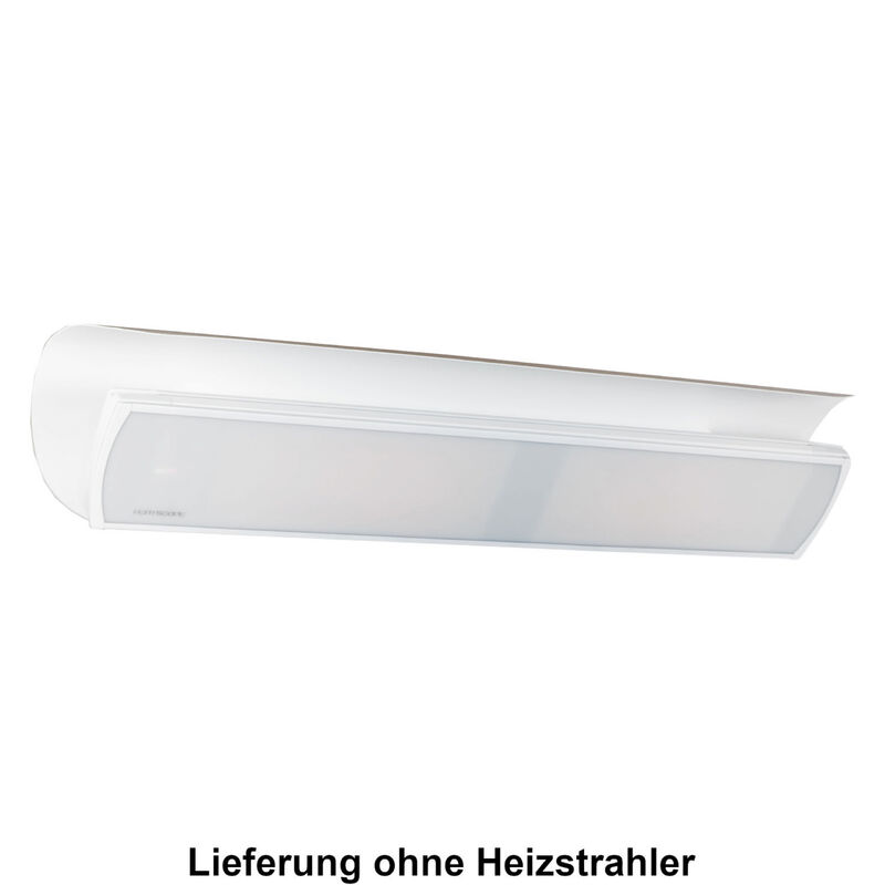 Moonich Heatscope – Heatscope Wetterschutzblech für Heizstrahler Vision und Spot Aluminium schwarz/weiß weiß/Größe 3 (Vision 1600W/Spot 2200W/2800W)