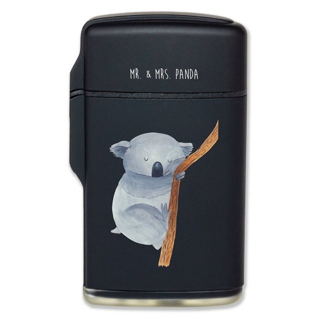 Mr. & Mrs. Panda Feuerzeug Koalabär - Schwarz - Geschenk, Schlafzimmer, träumen, Tiere, süße Tie (1-St)