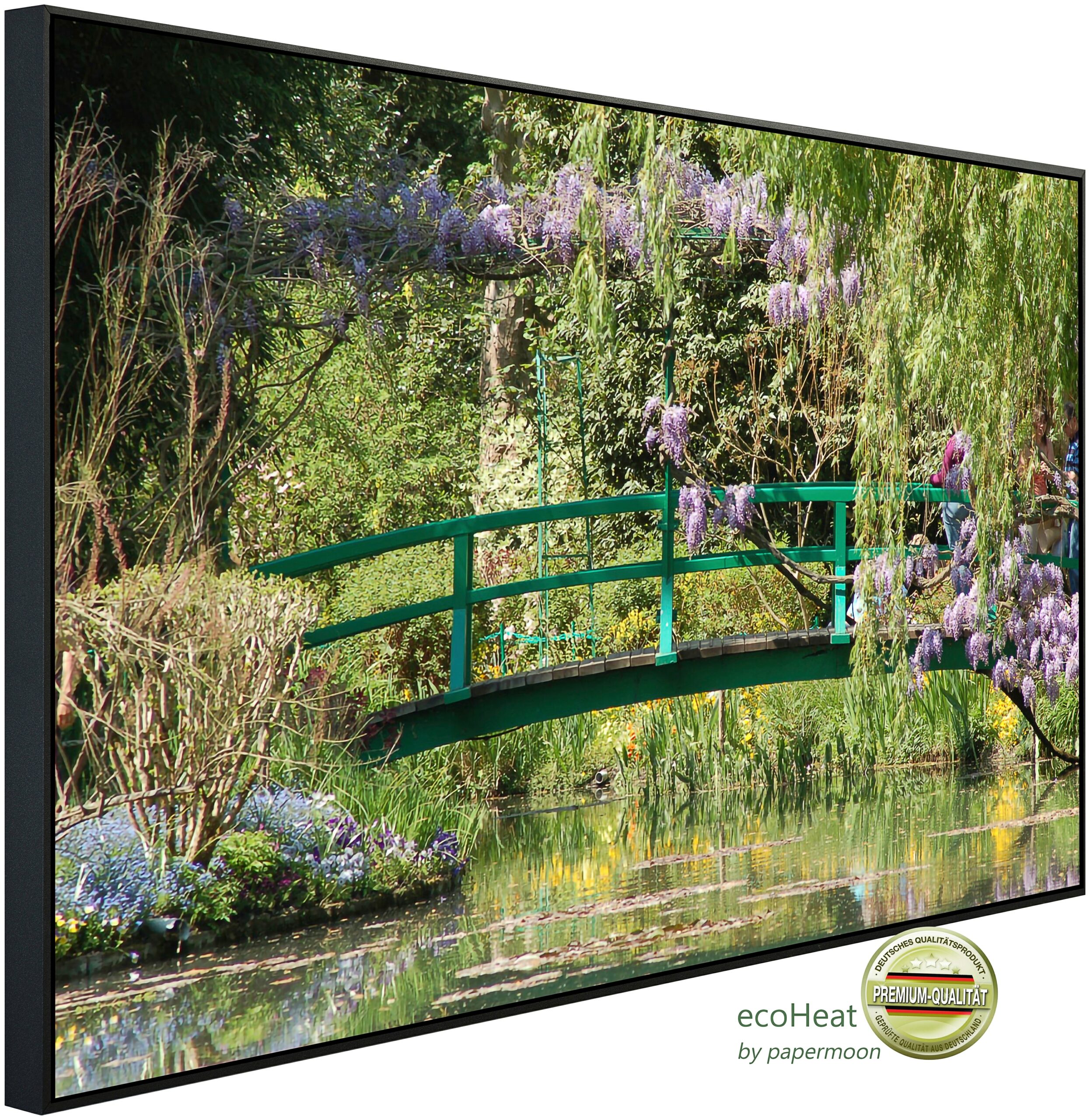 Papermoon Infrarotheizung “Giverney Monets Garten.”, sehr angenehme Strahlungswärme