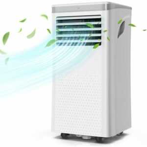 Randaco - Mobiles Klimagerät 7000BTU 3 in 1 mit Abluftschlauch, Klimaanlage für Räume bis 40 m³ Luftentfeuchter Ventilationsfunktion 24h-Timer - weiß