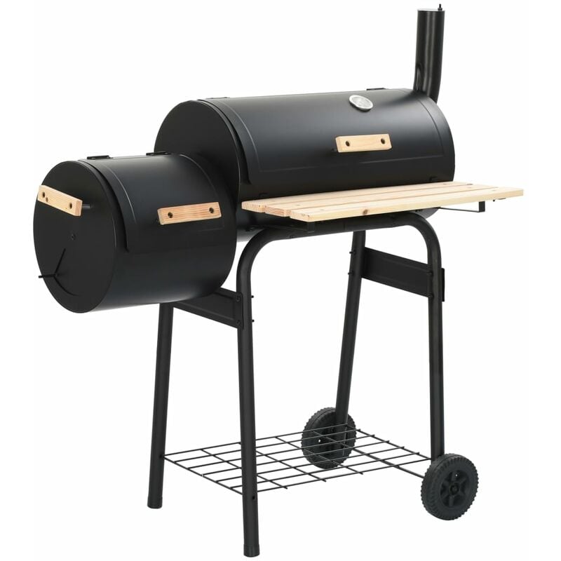 True Deal – Klassischer Holzkohlegrill Barbecue Smoker