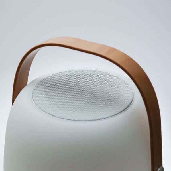 LED Tischleuchte mit Lautsprecher - Bluetooth - 6 warmweiße LED - H...